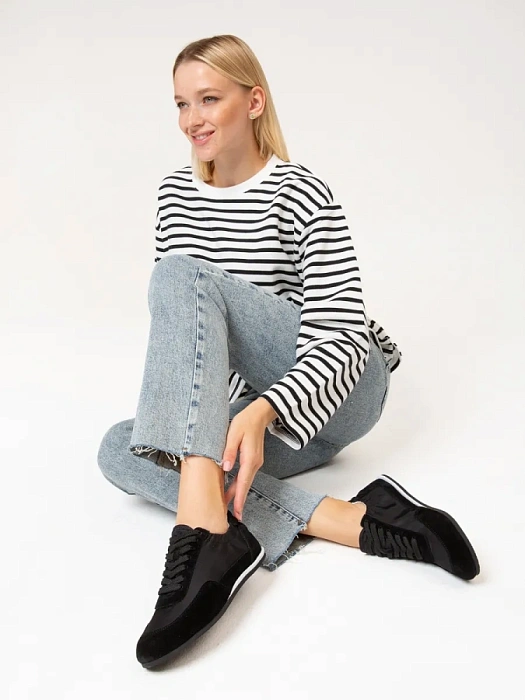 Женские кроссовки SOFIA-ALEXANDRA черные, артикул LT191-2-W