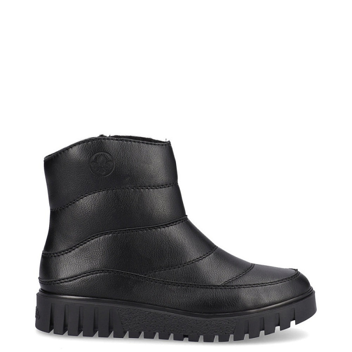 Женские ботинки basic RIEKER черные, артикул Y3460-00