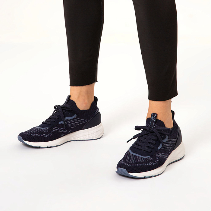 Женские кроссовки TAMARIS синие, артикул 1-23714-42-805