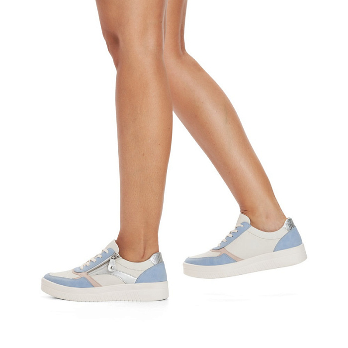 Женские кеды REMONTE белые, артикул D0J01-82