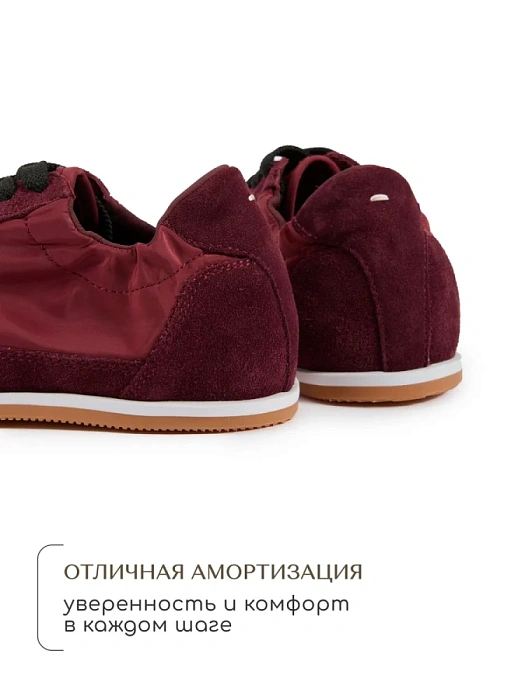 Женские кроссовки SOFIA-ALEXANDRA бордовые, артикул LT191-2-V