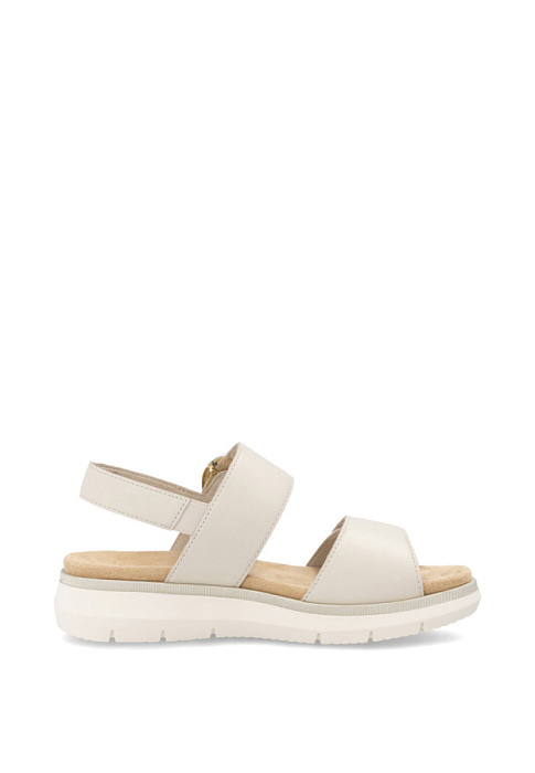 Женские сандалии REMONTE бежевые, артикул D2K50-80