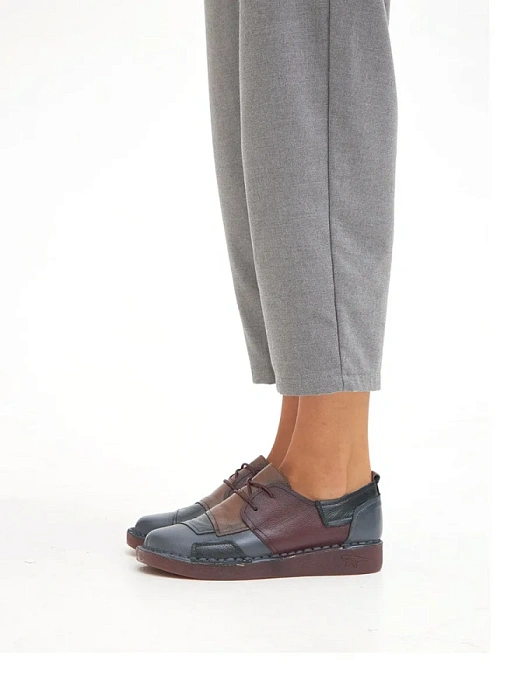 Женские туфли eObuv синие, артикул DB8369-21