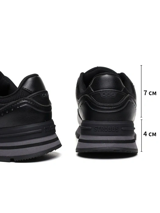 Женские кроссовки STROBBS черные, артикул F7514-3