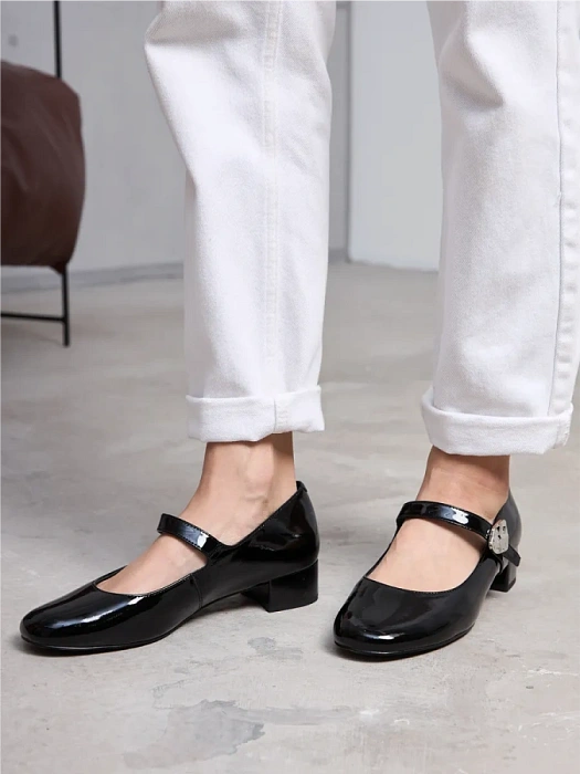 Женские туфли SOFIA-ALEXANDRA черные, артикул 38E-HF1302-25W