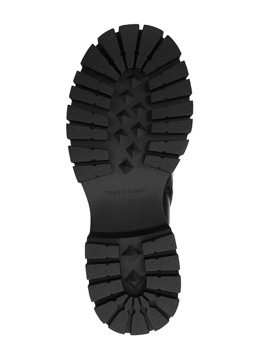 Женские ботинки basic FEDERICA RODARI черные, артикул 7E-3C488-947A