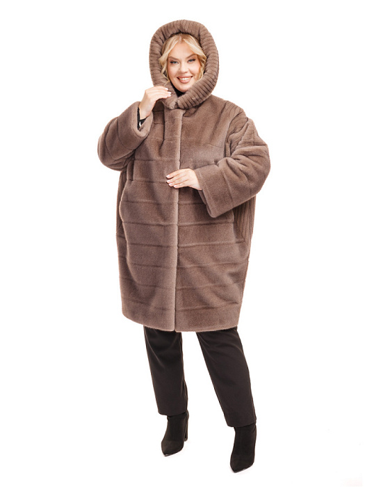 Шуба , артикул 7388/100/39_mocha