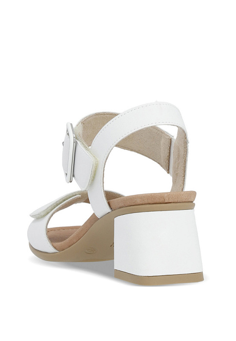 Женские босоножки  REMONTE белые, артикул D1K51-80