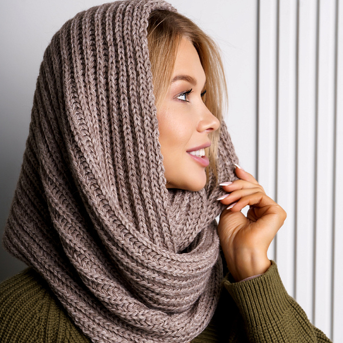 Головной убор FEDERICA RODARI, артикул 704/24_L.Brown