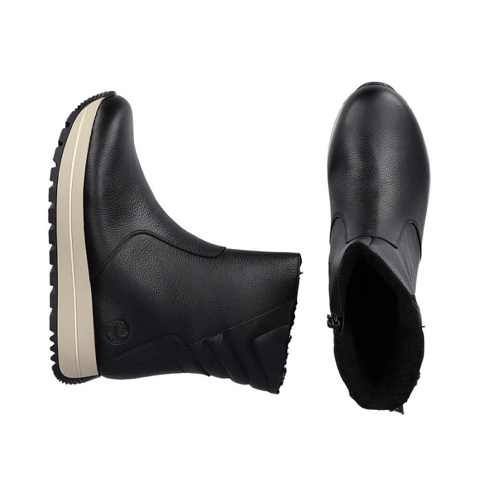 Женские ботинки basic RIEKER черные, артикул N4054-00