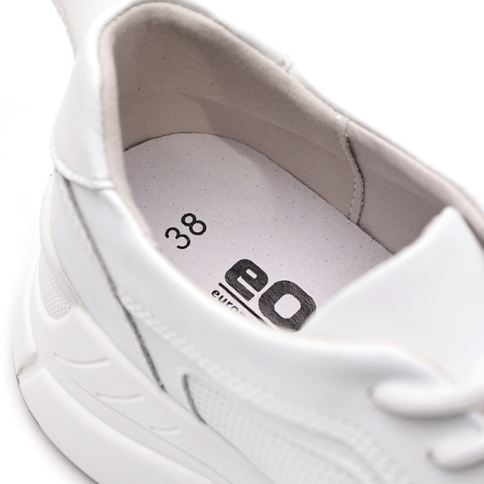 Женские кроссовки eObuv белые, артикул 52E-LQFR025-1