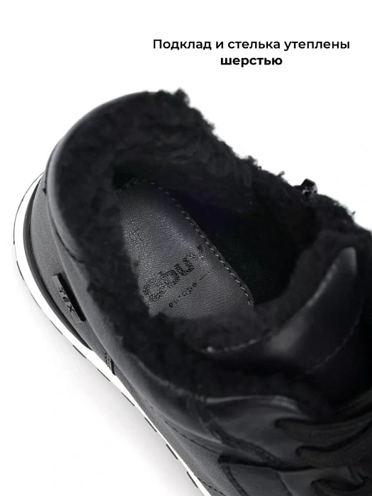 Женские ботинки basic eObuv черные, артикул 9-76220-41-022