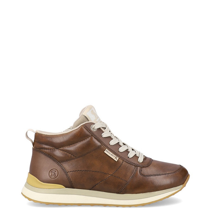 Женские ботинки basic RIEKER коричневые, артикул 42570-22