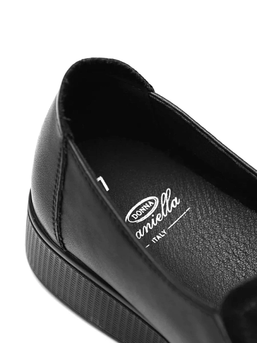 Женские туфли Donna Daniella  черные, артикул EH319-020