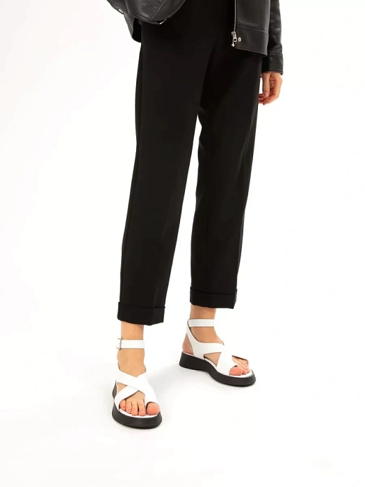 Женские босоножки  eObuv белые, артикул EO-G-120-24-2