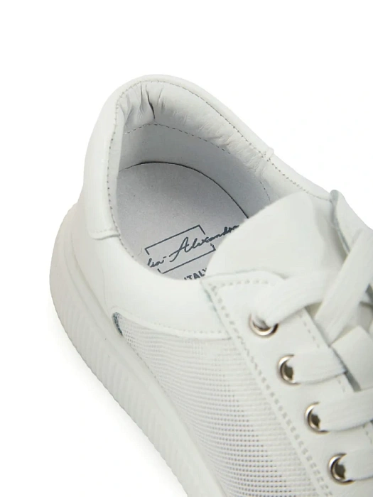 Женские кеды SOFIA-ALEXANDRA белые, артикул SA16854-WB