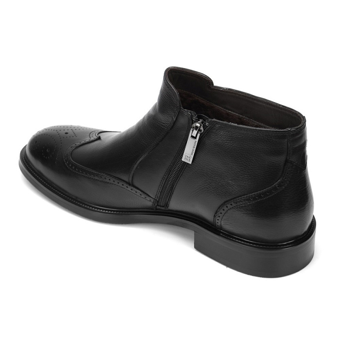 Мужские ботинки basic BRUNO RENZONI  черные, артикул 5498X-700A-R