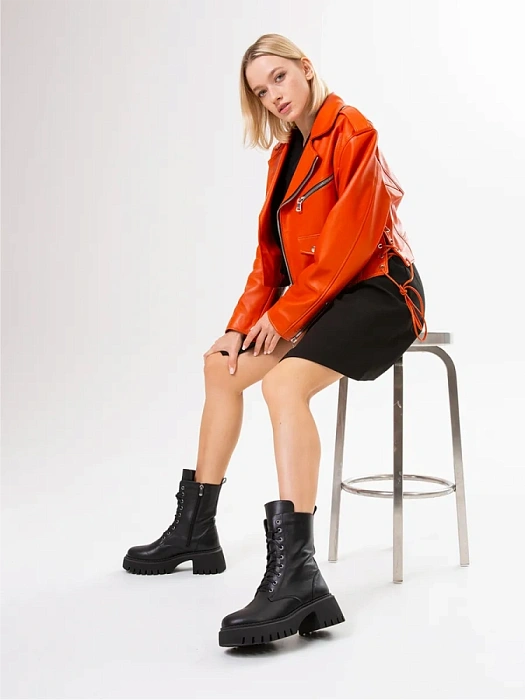 Женские берцы eObuv черные, артикул EO-Q-47-24-1/black