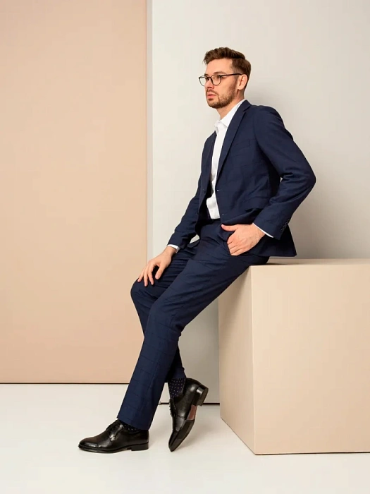 Мужские туфли basic BRUNO RENZONI  черные, артикул 5240A-758B