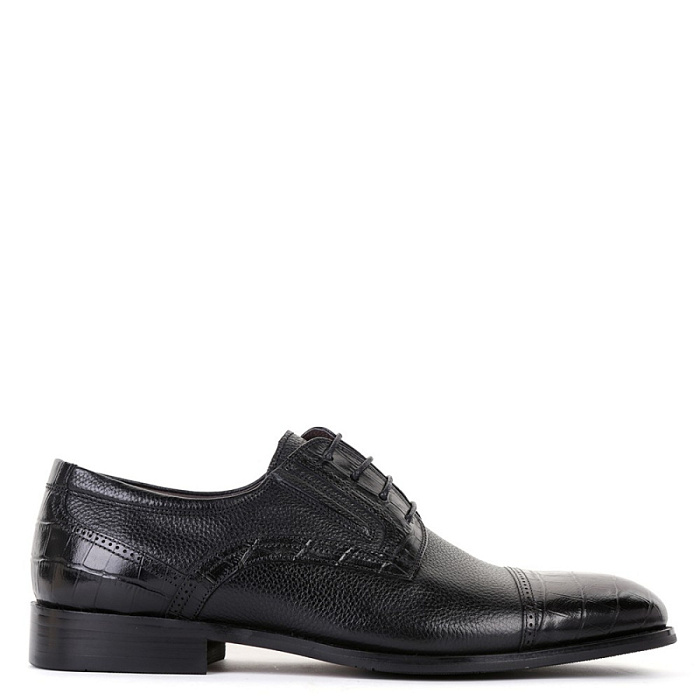Мужские туфли basic BRUNO RENZONI  черные, артикул 5315A-733A