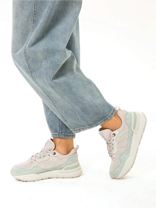 Женские кроссовки STROBBS серые, артикул F7539-12