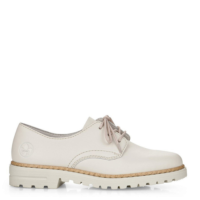 Женские туфли RIEKER белые, артикул 54809-80