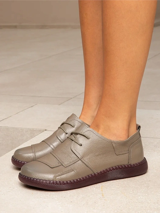 Женские туфли eObuv серые, артикул DB-S22-LM3-2211-13