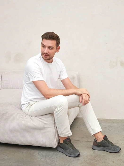 Мужские кроссовки STROBBS хаки, артикул C3480-19