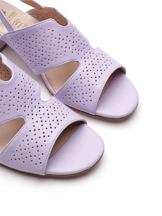 Женские босоножки  FEDERICA RODARI фиолетовые, артикул 4E-1431-501-A667
