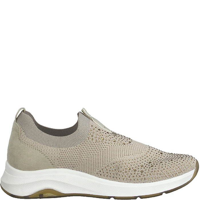 Женские кроссовки JANA бежевые, артикул 8-8-24765-20-400