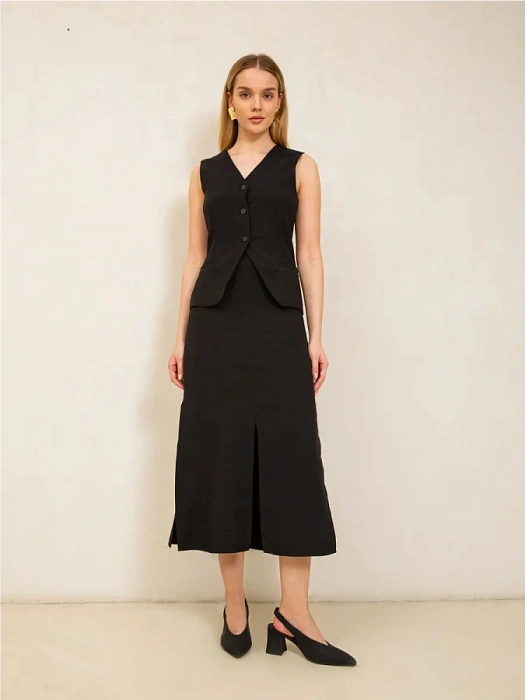 Женские слингбэки FEDERICA RODARI черные, артикул 15E-A4915L-1-B1712L