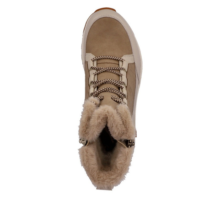 Женские ботинки basic RIEKER бежевые, артикул W0071-20