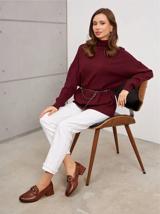 Женские лоферы MARCO TOZZI рыжие, артикул 2-24249-45-305