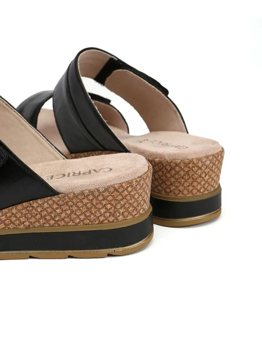 Женские сабо CAPRICE черные, артикул 9-27250-42-040