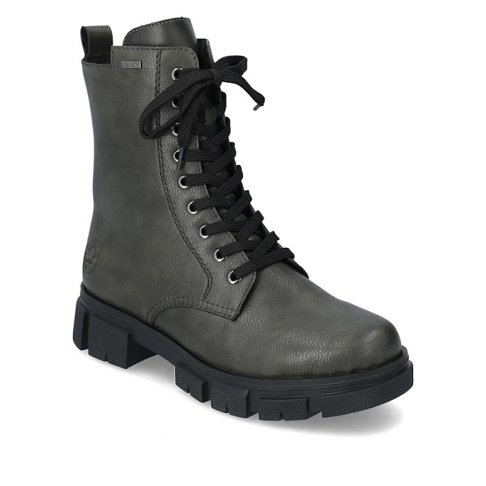 Женские берцы RIEKER зеленые, артикул Y7102-52