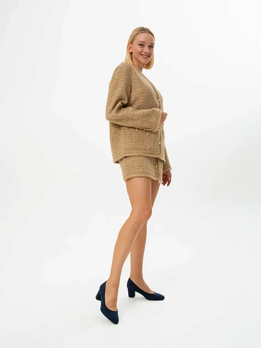 Женские туфли лодочки basic MARCO TOZZI синие, артикул 2-22437-43-805