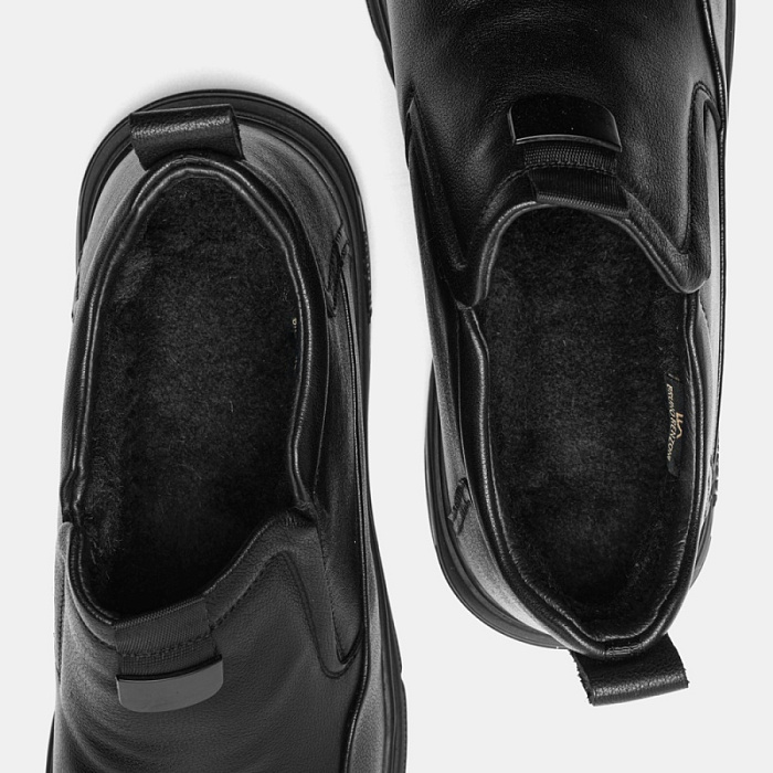 Мужские ботинки basic BRUNO RENZONI  черные, артикул BR14603-MN/10