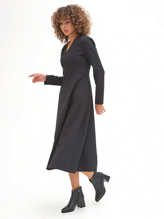 Женские ботильоны SOFIA-ALEXANDRA черные, артикул 17E-17170-F02