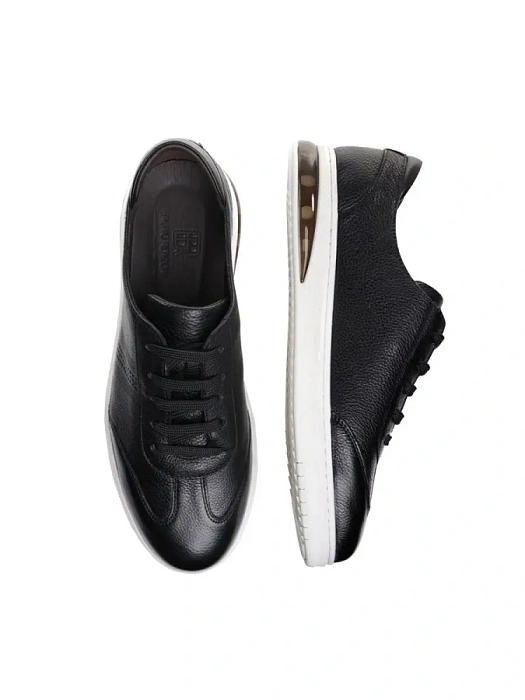 Мужские кеды BRUNO RENZONI  черные, артикул YS391AB-K21A