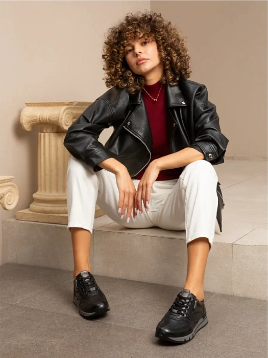 Женские кроссовки CAPRICE черные, артикул 9-23759-45-019