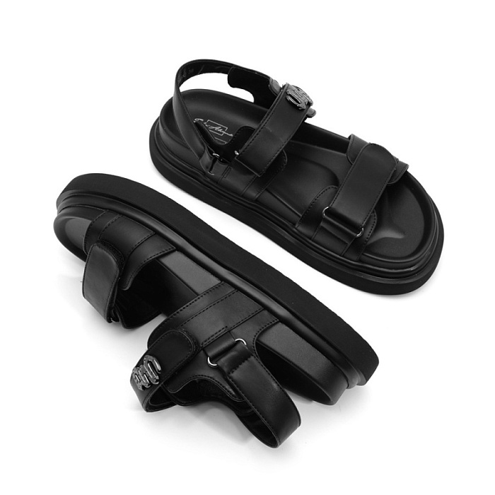 Женские сандалии SOFIA-ALEXANDRA черные, артикул SA16777-WPU/8-1