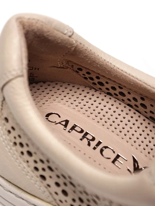 Женские кеды CAPRICE бежевые, артикул 9-23554-42-118