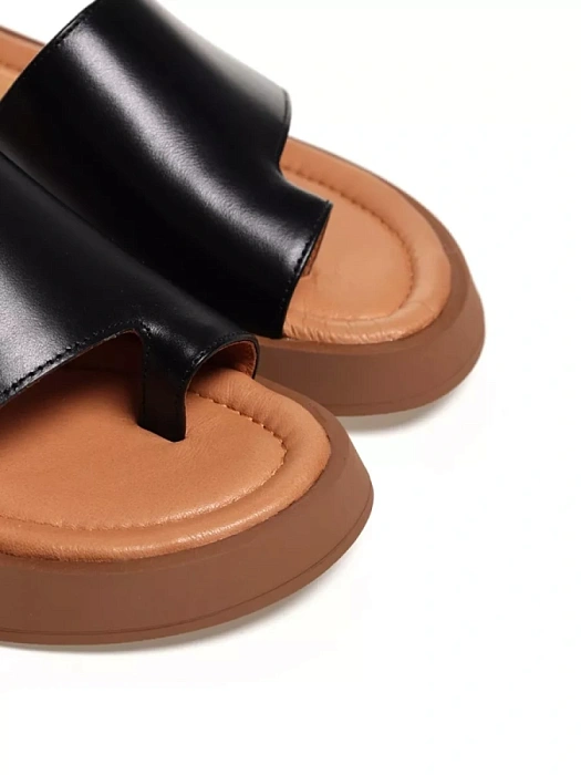 Женские сабо eObuv черные, артикул EO-G-121-24-1