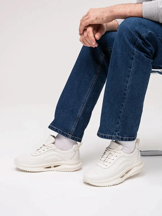 Мужские кроссовки BRUNO RENZONI  белые, артикул SY52302-2