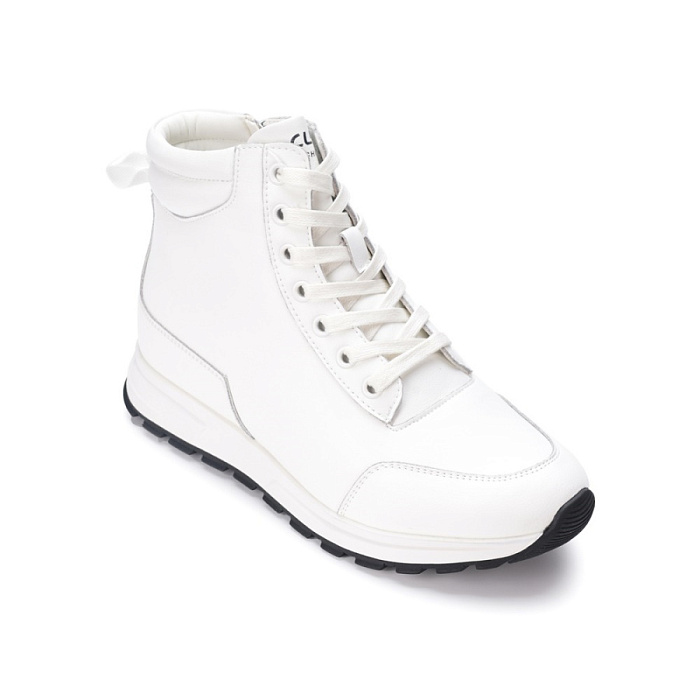 Женские ботинки Donna Daniella  белые, артикул NU412-011