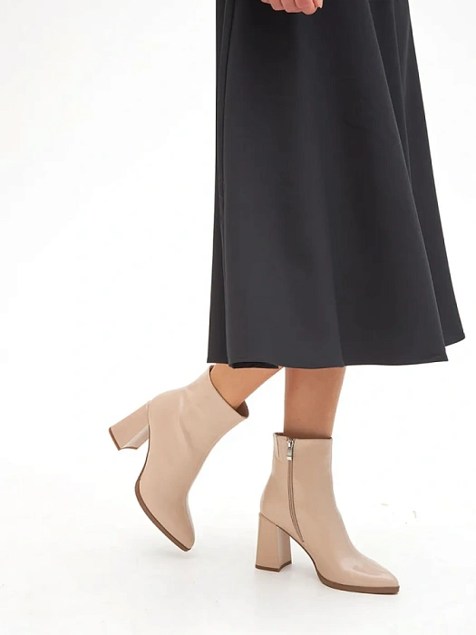 Женские ботильоны SOFIA-ALEXANDRA пудровые, артикул 17E-ZH743-L991-3Y