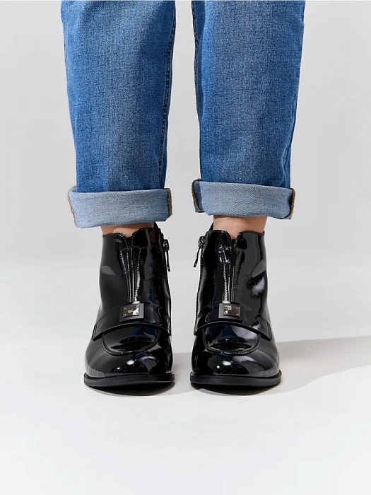 Женские ботильоны FEDERICA RODARI черные, артикул 16E-WE21698-2