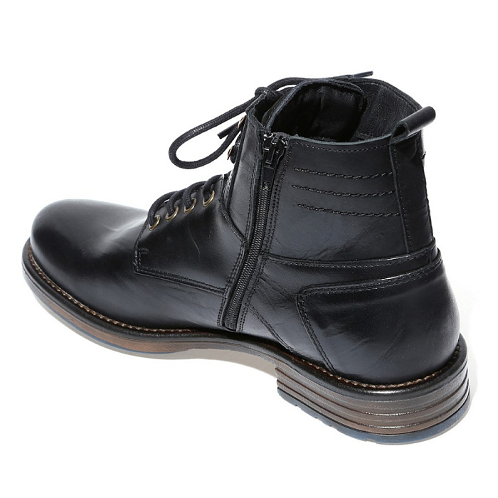 Мужские ботинки basic BRUNO RENZONI  черные, артикул PIN29_MOSCOW100_BLACK
