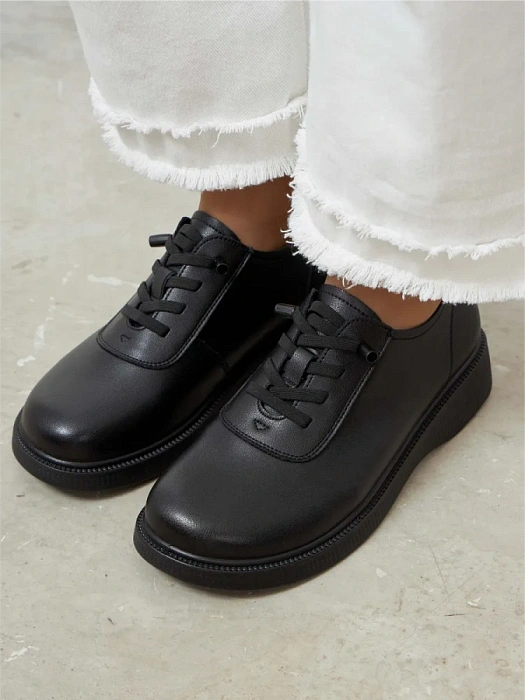 Женские туфли eObuv черные, артикул DY25030701A