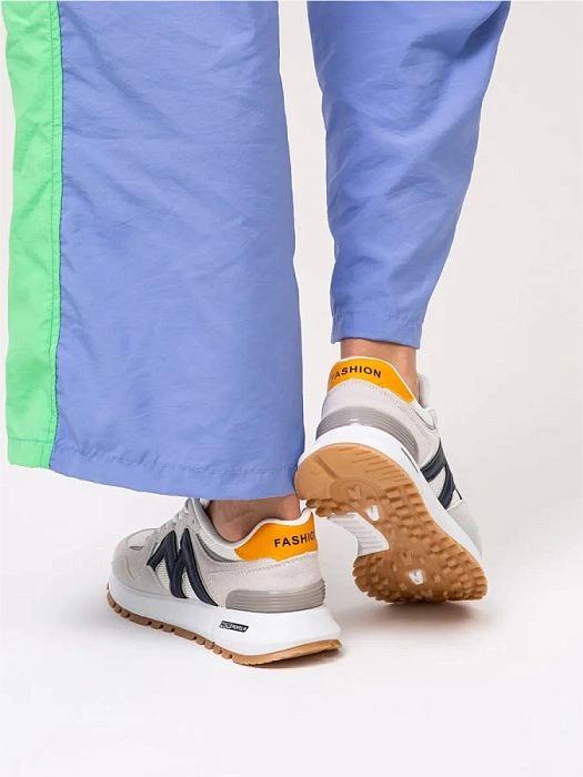 Женские кроссовки eObuv синие/серые, артикул DWZ-S24-LC4-08-2